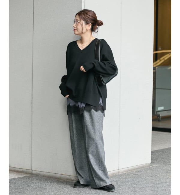 JOURNAL STANDARD「《WEB限定追加予約》ウォッシャブルTEXBRID Vプルオーバー」|ニット・セーター|