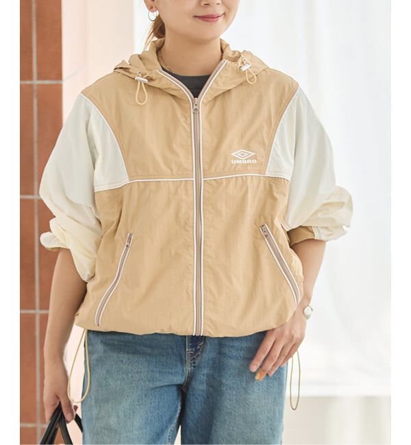 JOURNAL STANDARD「《予約》【UMBRO&times;JS】 HOODIE」|ブルゾン・スタジャン|ベージュ