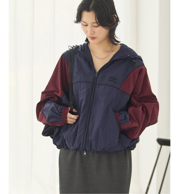 JOURNAL STANDARD「《予約》【UMBRO&times;JS】 HOODIE」|ブルゾン・スタジャン|ネイビー