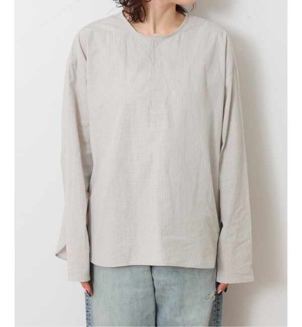 journal standard luxe「MATEY&rsquo;s ミニチェックヘンリープル」|シャツ・ブラウス|