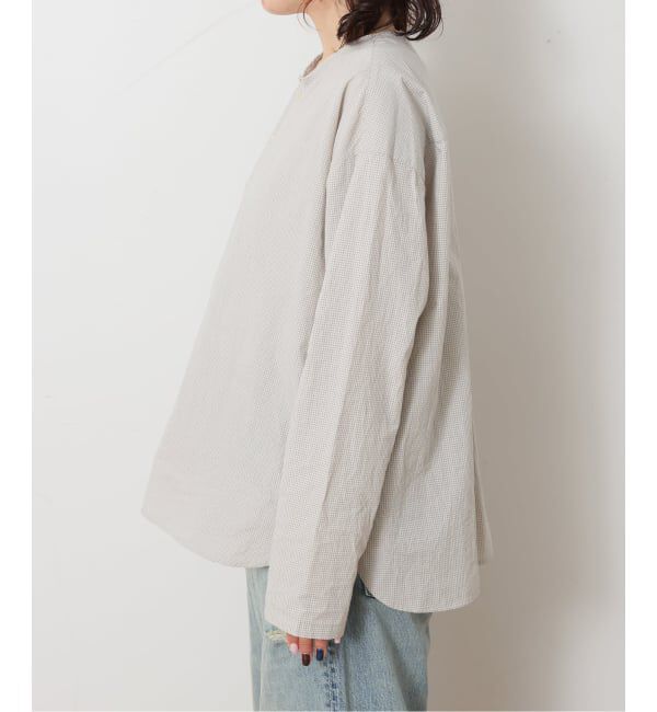 journal standard luxe「MATEY&rsquo;s ミニチェックヘンリープル」|シャツ・ブラウス|