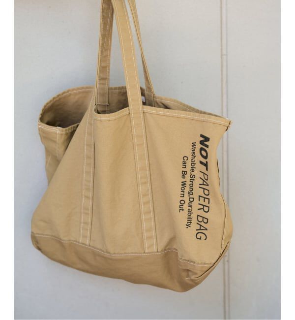 FRAMeWORK「SEUVAS/ソウバス 別注NOT PAPER BAG XL」|トートバッグ|
