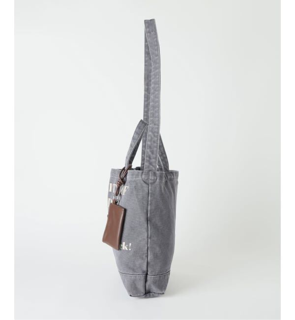 Spick and Span「《WEB限定 / 追加3予約》別注 CONTROL FREAK WASHED LOGOトート ミニポーチ付き」|トートバッグ|