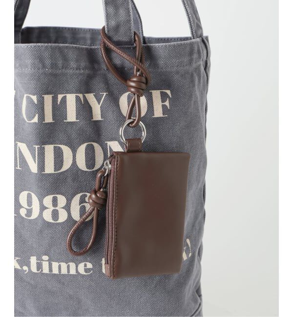Spick and Span「《WEB限定 / 追加3予約》別注 CONTROL FREAK WASHED LOGOトート ミニポーチ付き」|トートバッグ|