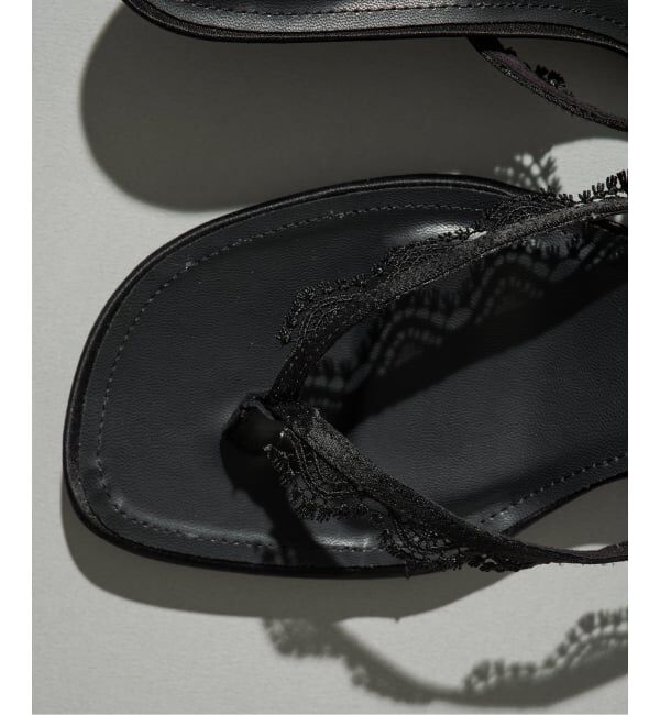 GRISE「《WEB+一部店舗限定》GRISE3.5cmレーストングサンダル」|サンダル|