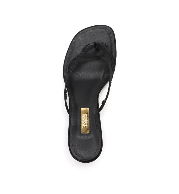 GRISE「《WEB+一部店舗限定》GRISE3.5cmレーストングサンダル」|サンダル|