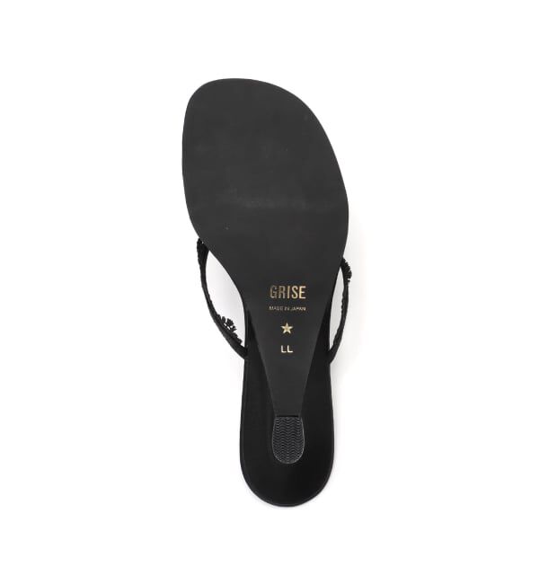 GRISE「《WEB+一部店舗限定》GRISE3.5cmレーストングサンダル」|サンダル|