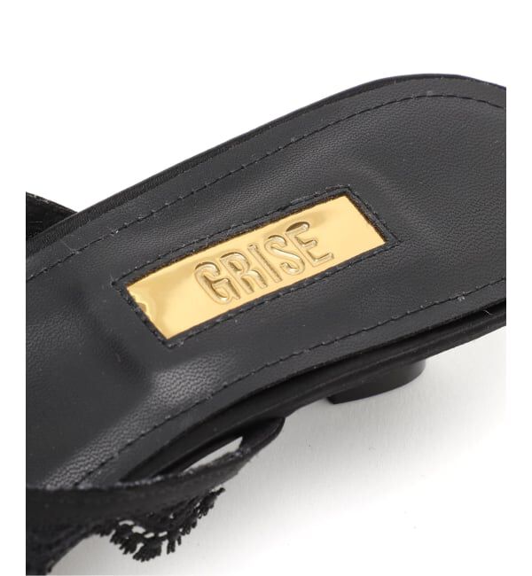 GRISE「《WEB+一部店舗限定》GRISE3.5cmレーストングサンダル」|サンダル|