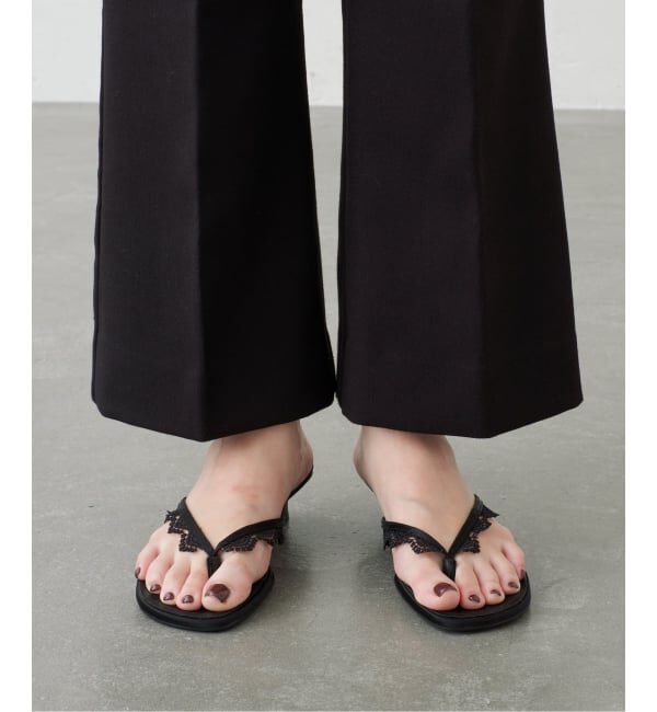 GRISE「《WEB+一部店舗限定》GRISE3.5cmレーストングサンダル」|サンダル|