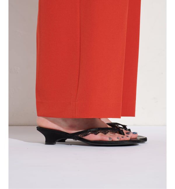 GRISE「《WEB+一部店舗限定》GRISE3.5cmレーストングサンダル」|サンダル|