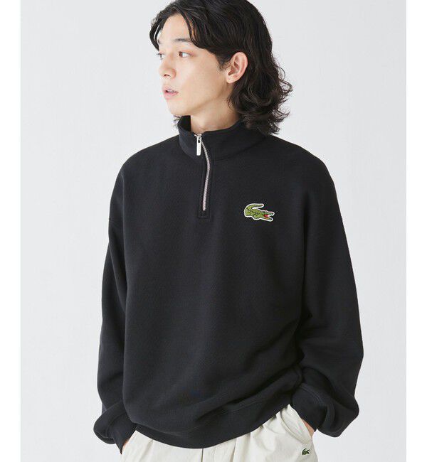 LACOSTE「ハーフジップスタンドカラースウェット / スタンドジップ トレーナー」|スウェット・ジャージ|