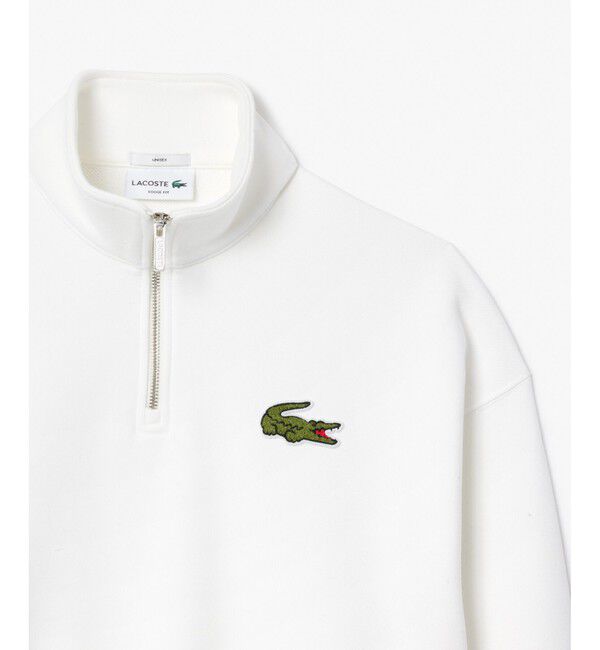 LACOSTE「ハーフジップスタンドカラースウェット / スタンドジップ トレーナー」|スウェット・ジャージ|