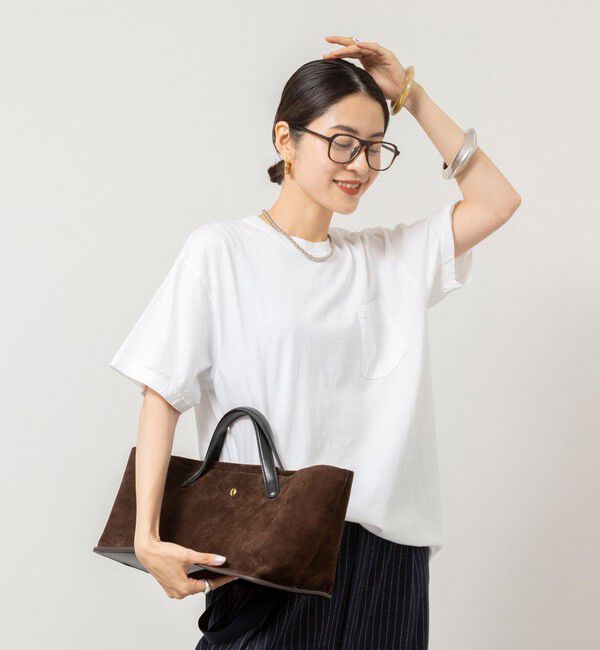 Rie Miller「BELOVED MYLITTLE ガーメントダイポケＴシャツ」|Tシャツ・カットソー|