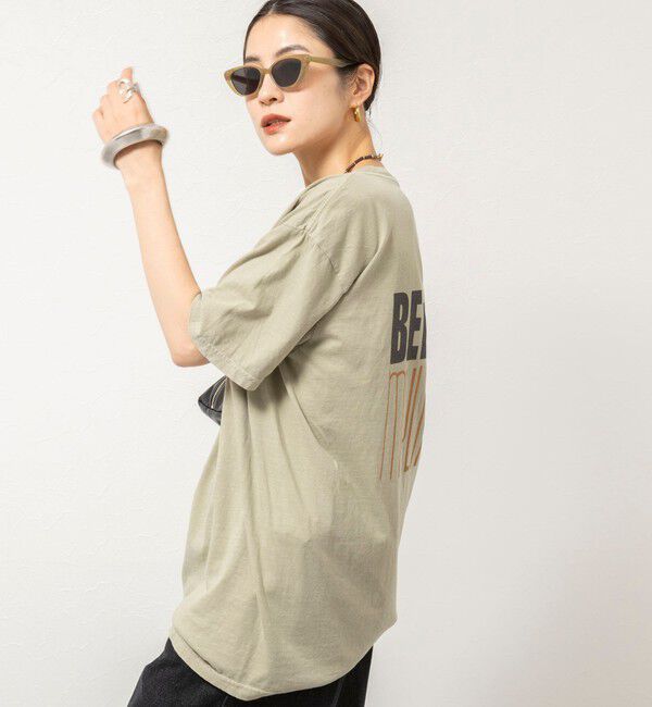 Rie Miller「BELOVED MYLITTLE ガーメントダイポケＴシャツ」|Tシャツ・カットソー|