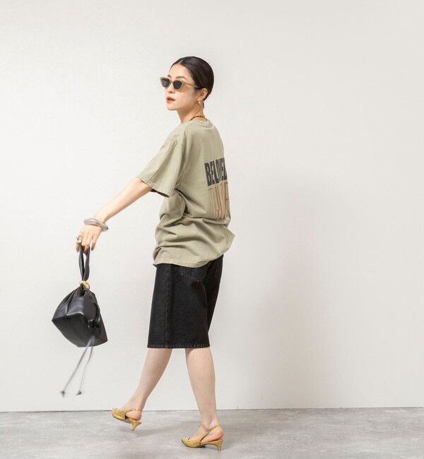 Rie Miller「BELOVED MYLITTLE ガーメントダイポケＴシャツ」|Tシャツ・カットソー|