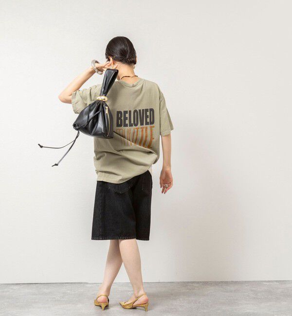 Rie Miller「BELOVED MYLITTLE ガーメントダイポケＴシャツ」|Tシャツ・カットソー|