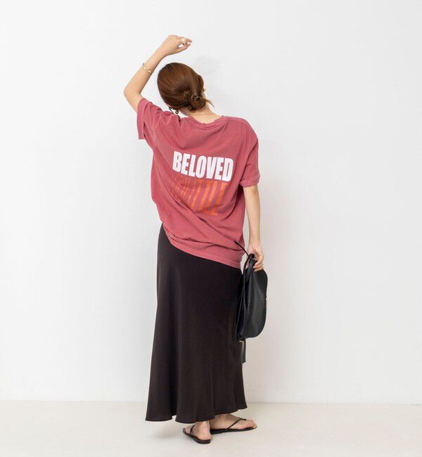 Rie Miller「BELOVED MYLITTLE ガーメントダイポケＴシャツ」|Tシャツ・カットソー|