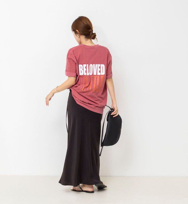 Rie Miller「BELOVED MYLITTLE ガーメントダイポケＴシャツ」|Tシャツ・カットソー|