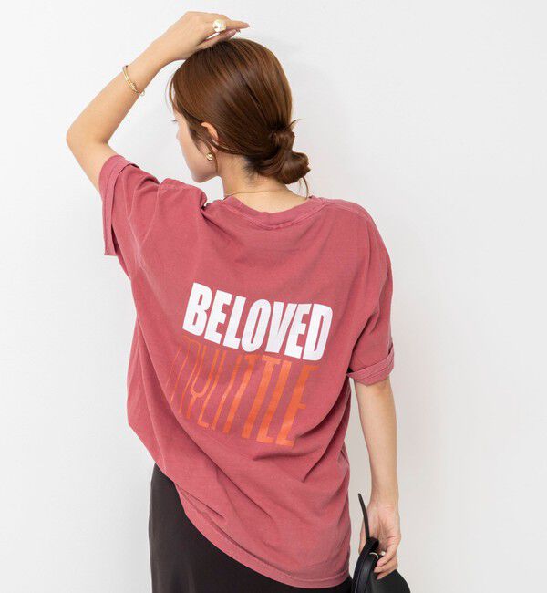 Rie Miller「BELOVED MYLITTLE ガーメントダイポケＴシャツ」|Tシャツ・カットソー|