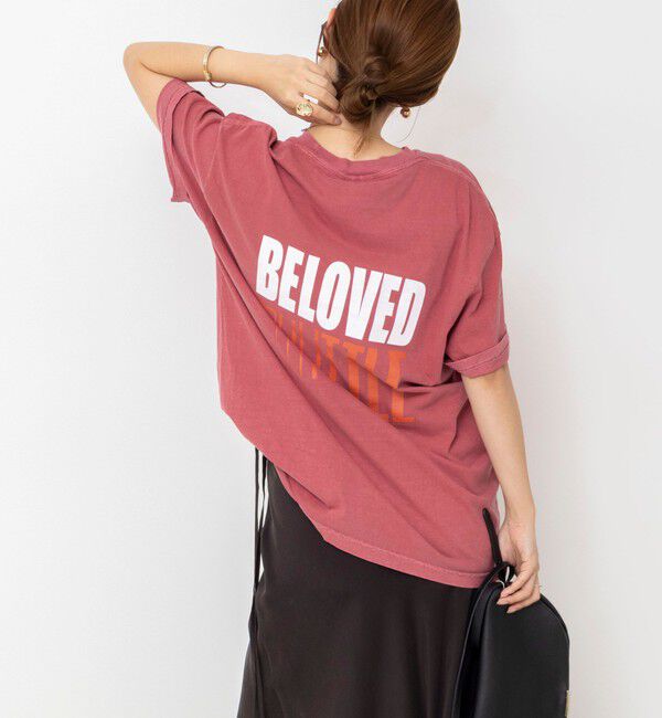 Rie Miller「BELOVED MYLITTLE ガーメントダイポケＴシャツ」|Tシャツ・カットソー|