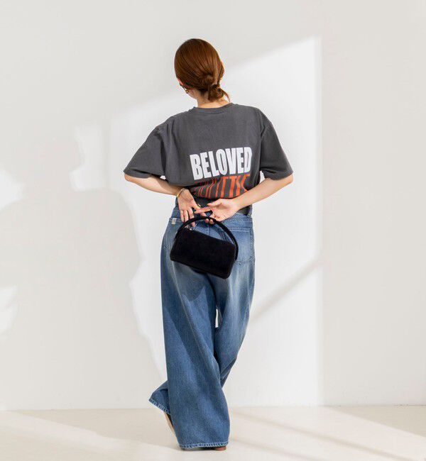 Rie Miller「BELOVED MYLITTLE ガーメントダイポケＴシャツ」|Tシャツ・カットソー|