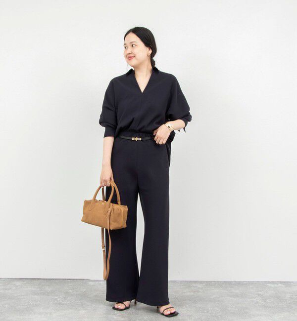 NOLLEY'S sophi「【NOLLEY&rsquo;S mgr.松葉別注・一部WEB限定色】《セットアップ》ツイルバイヤス洗練美脚パンツ」|その他|