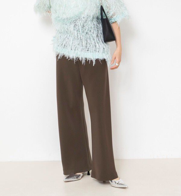 NOLLEY'S sophi「【NOLLEY&rsquo;S mgr.松葉別注・一部WEB限定色】《セットアップ》ツイルバイヤス洗練美脚パンツ」|その他|