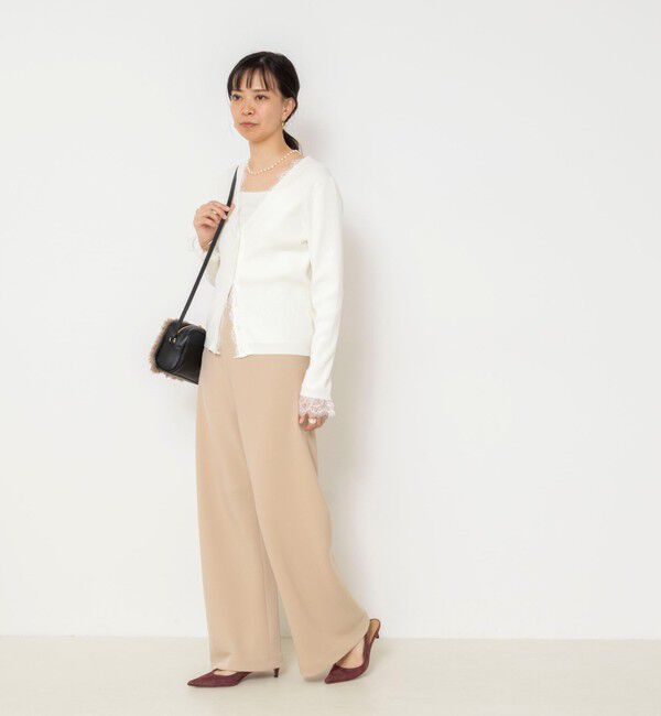 NOLLEY'S sophi「【NOLLEY&rsquo;S mgr.松葉別注・一部WEB限定色】《セットアップ》ツイルバイヤス洗練美脚パンツ」|その他|