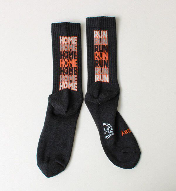 GLOSTER「【ROSTER SOX/ロスターソックス】HOME RUN」|ソックス|ブラック系その他