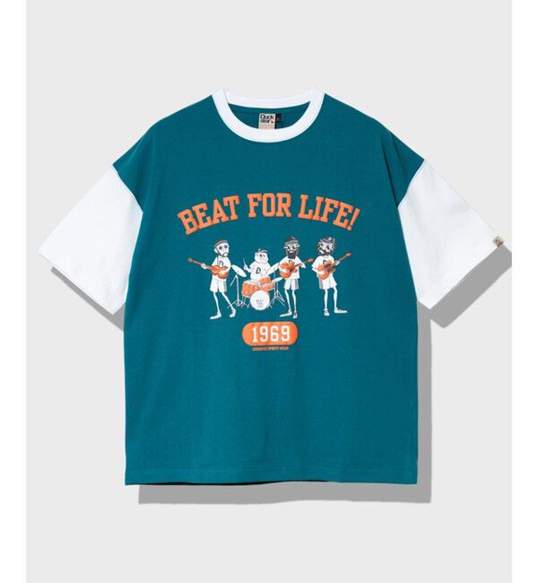 FREDY MAC「【Duckster/ダックスター】BEAT FOR LIFE!TEE 」|Tシャツ・カットソー|グリーン系その他