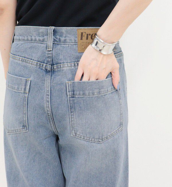 fredy emue「セミフレア切替デニムパンツ」|デニム|