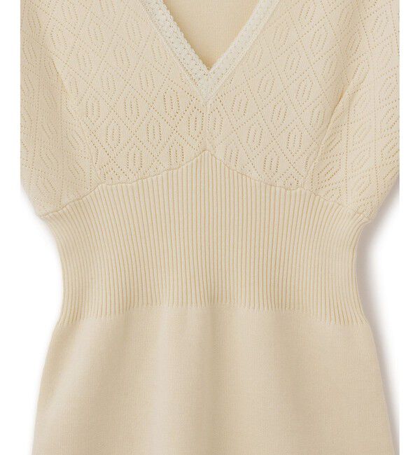 SALON adam et rope'「【crinkle crinkle crinkle】geometric jacquard knit」|ニット・セーター|