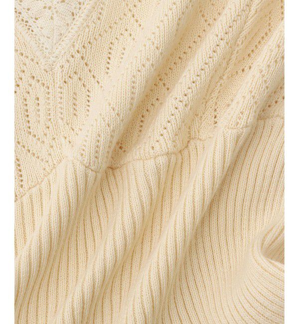 SALON adam et rope'「【crinkle crinkle crinkle】geometric jacquard knit」|ニット・セーター|