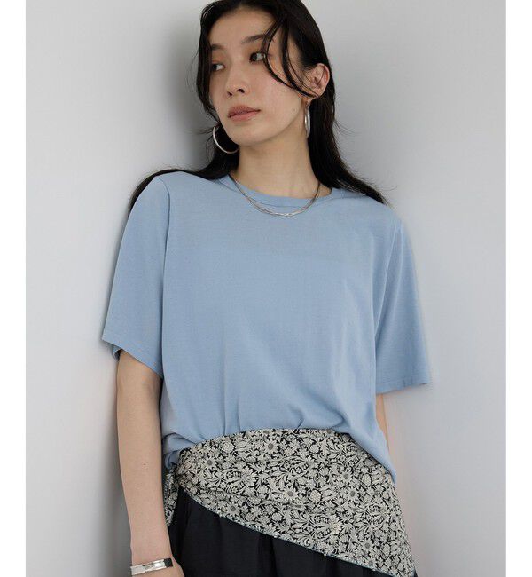 SALON adam et rope'「クールニットプルオーバー / セットアップ対応」|Tシャツ・カットソー|サックス(48)