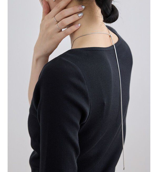 SALON adam et rope'「ハイウェットテレコ2WAYネックT」|Tシャツ・カットソー|