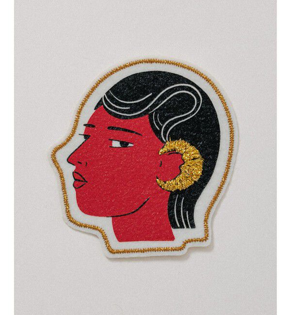 SALON adam et rope'「【Camille de Cussac by SALON】アイロン刺繍ワッペン 中」|その他|