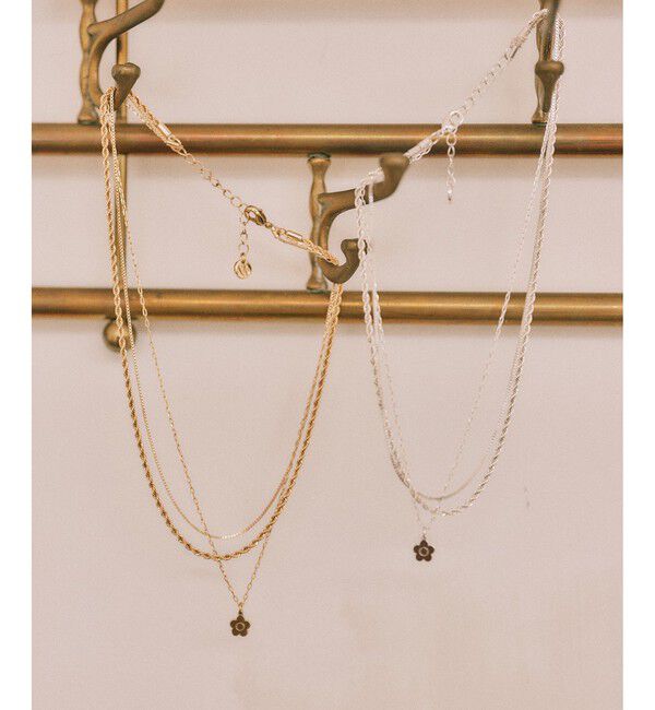VIS「【MARY QUANT&times;VIS】レイヤードデイジーネックレス」|ネックレス|