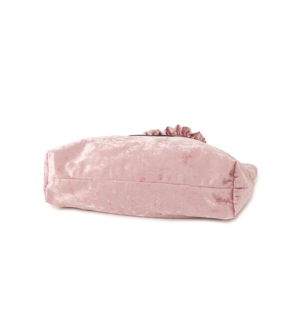 VIS「【MARY QUANT&times;VIS】フリルハンドルベロアトートバッグ」|トートバッグ|