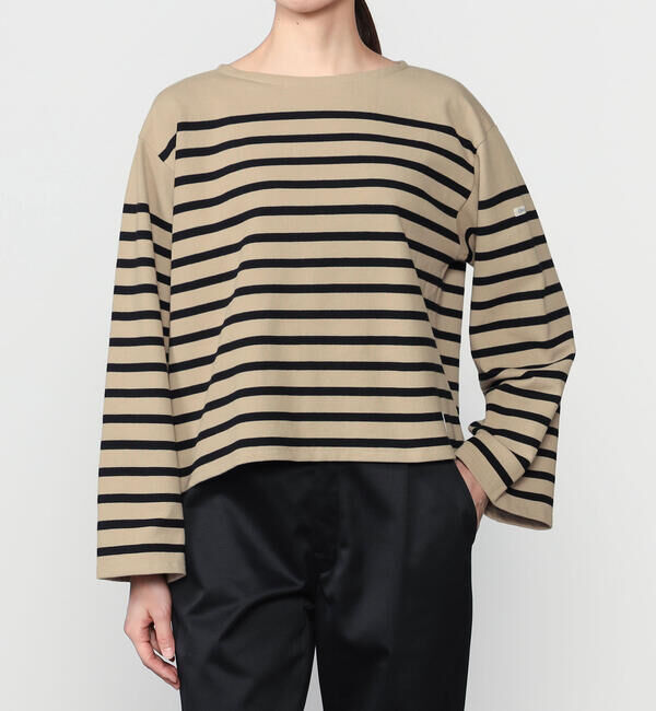 ORCIVAL「ORCIVAL | ラッセル ボートネック ワイドセーラーTシャツ WOMEN」|Tシャツ・カットソー|