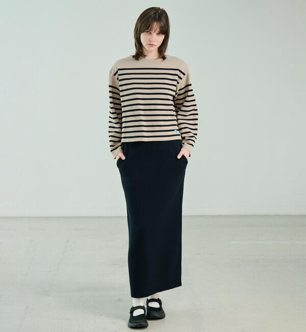 ORCIVAL「ORCIVAL | ラッセル ボートネック ワイドセーラーTシャツ WOMEN」|Tシャツ・カットソー|