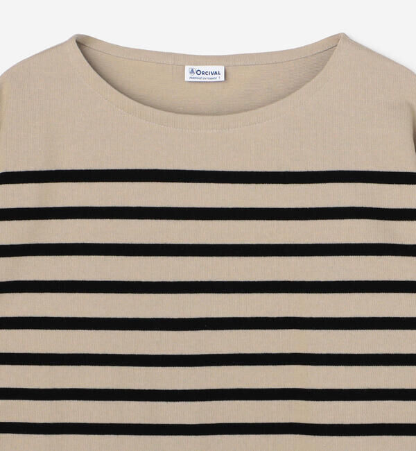 ORCIVAL「ORCIVAL | ラッセル ボートネック ワイドセーラーTシャツ WOMEN」|Tシャツ・カットソー|