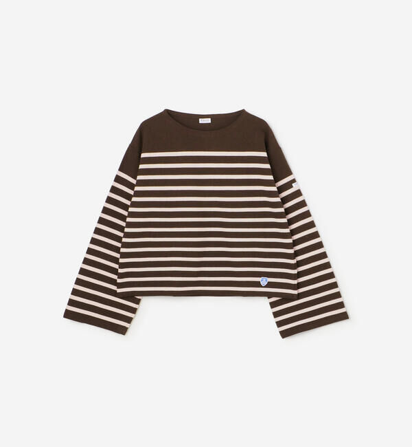 ORCIVAL「ORCIVAL | ラッセル ボートネック ワイドセーラーTシャツ WOMEN」|Tシャツ・カットソー|