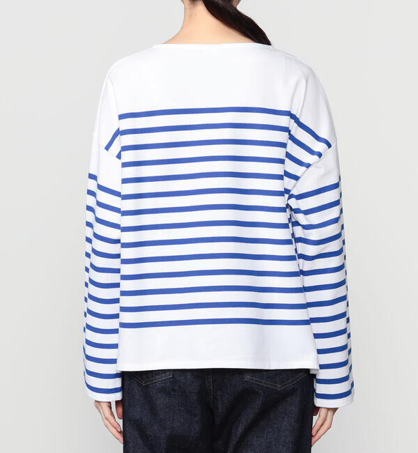 ORCIVAL「ORCIVAL | ラッセル プリント ボートネックワイドバスクTシャツ WOMEN」|Tシャツ・カットソー|