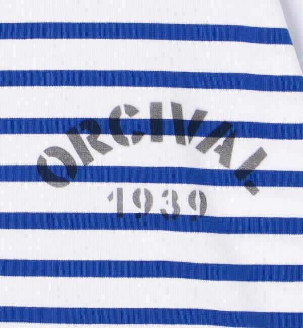 ORCIVAL「ORCIVAL | ラッセル プリント ボートネックワイドバスクTシャツ WOMEN」|Tシャツ・カットソー|