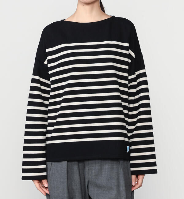ORCIVAL「ORCIVAL | ラッセル ボートネック ワイドセーラーTシャツ WOMEN」|Tシャツ・カットソー|