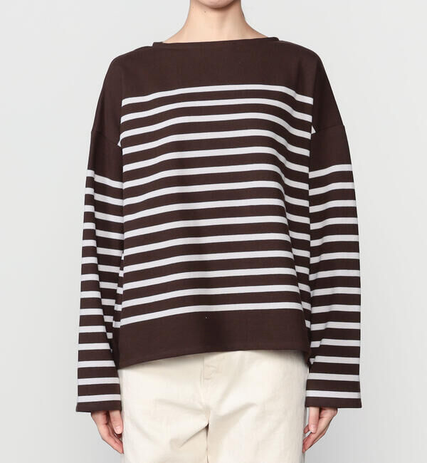 ORCIVAL「ORCIVAL | ラッセル ボートネック ワイドセーラーTシャツ WOMEN」|Tシャツ・カットソー|