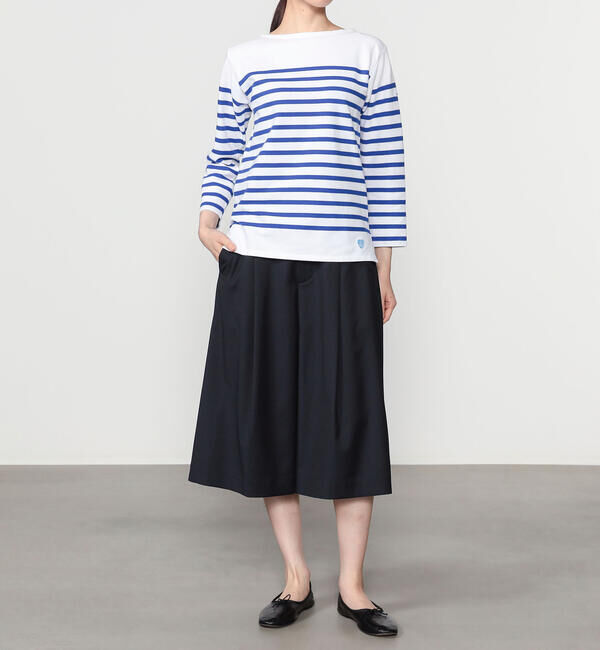 ORCIVAL「ORCIVAL | ラッセル ボートネック フレンチセーラーTシャツ WOMEN」|Tシャツ・カットソー|