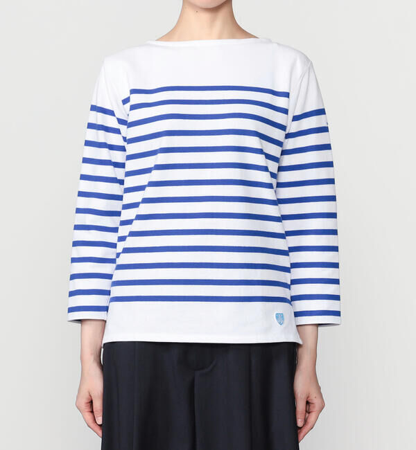 ORCIVAL「ORCIVAL | ラッセル ボートネック フレンチセーラーTシャツ WOMEN」|Tシャツ・カットソー|