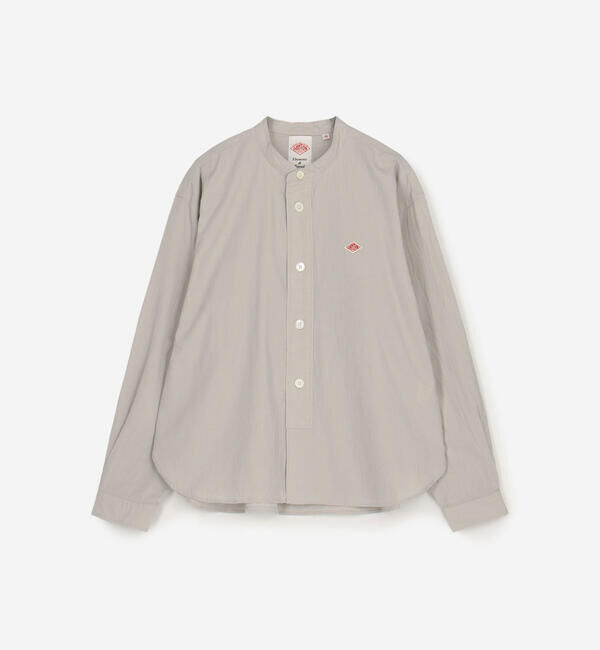 DANTON「DANTON | バンドカラー 長袖シャツ SOLID WOMEN」|シャツ・ブラウス|