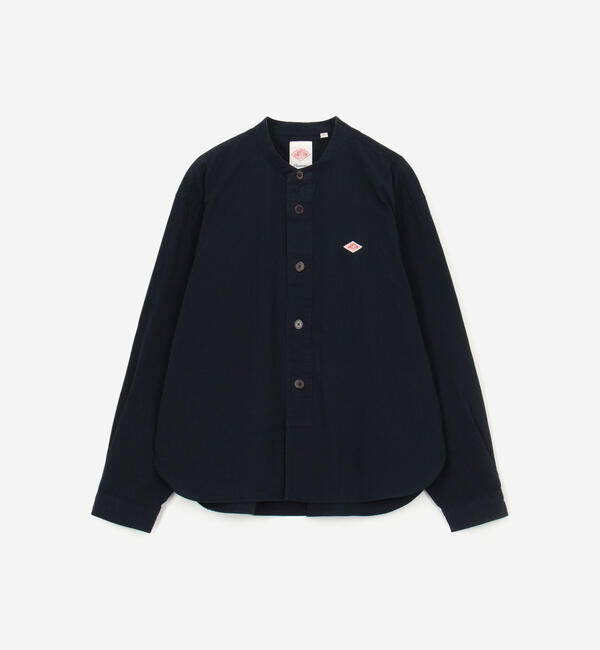 DANTON「DANTON | バンドカラー 長袖シャツ SOLID WOMEN」|シャツ・ブラウス|